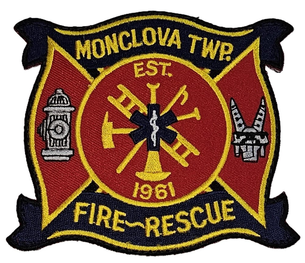 MONCLOVA TOWNSHIP (OH) FIRE / RESCUE 4" SHOULDER PATCH