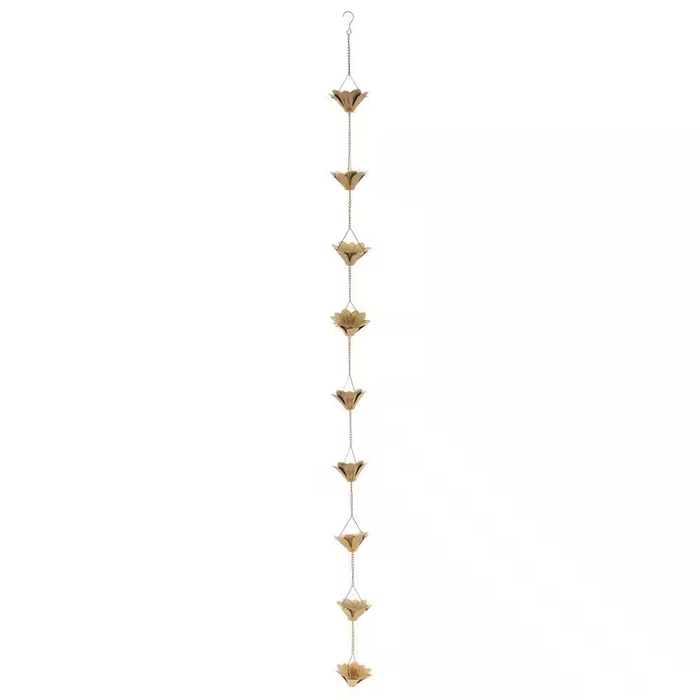 Rain Chain with Flowers