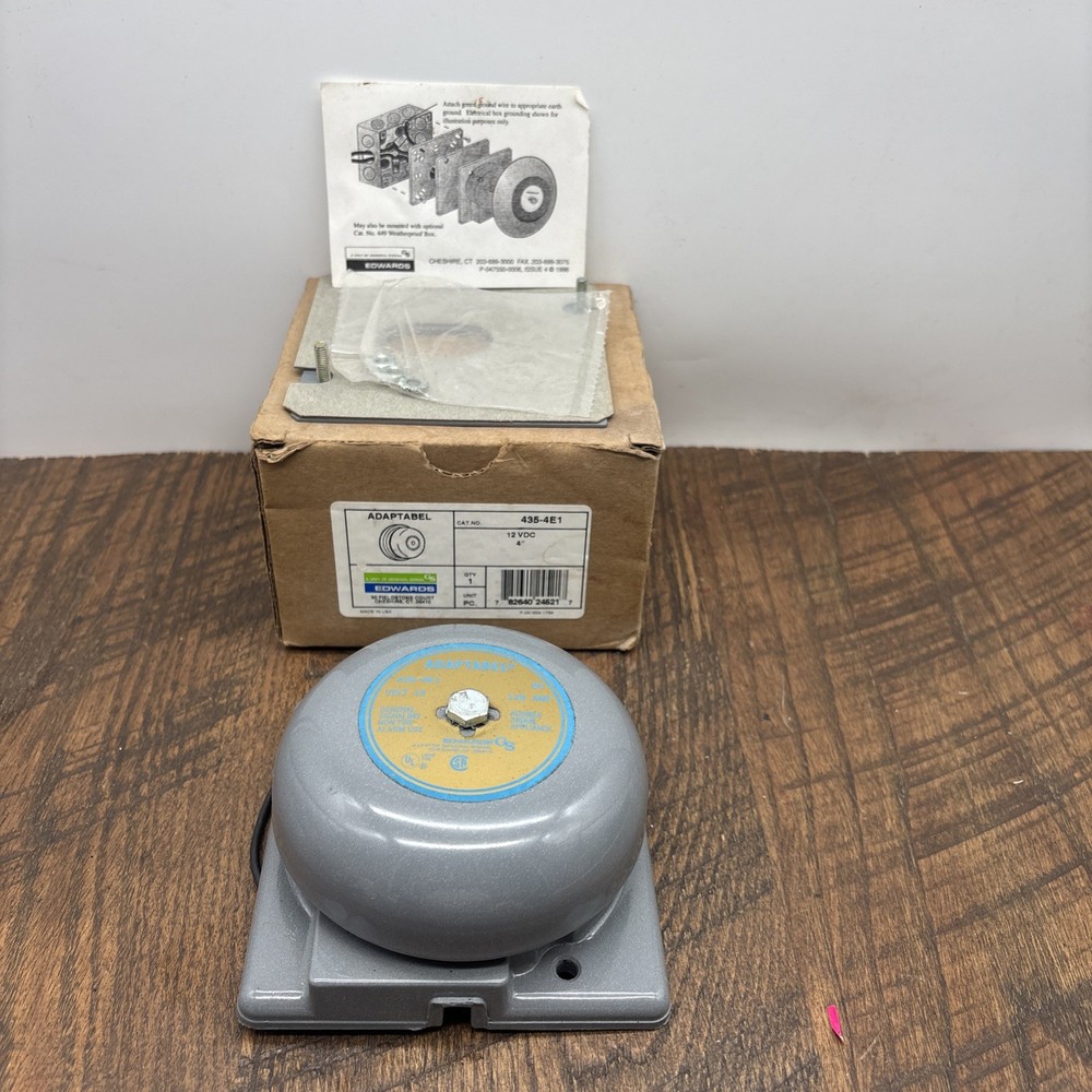 Edwards Signaling 435-4E1 DC Vibrating Bell