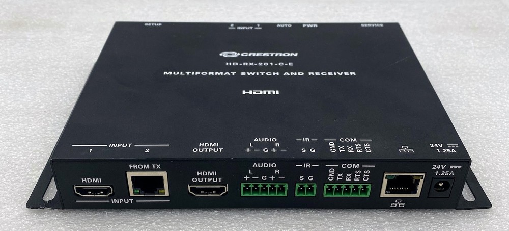 Crestron HD-TX-301-C-E Transmitter with HD-RX-201-C-E Receiver