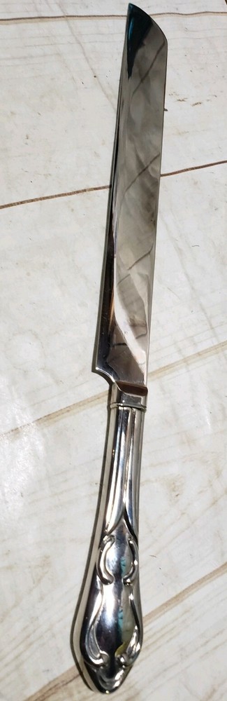 LENOX 18/10 Silverplate Wedding 12" Cake Server & 14" Knife