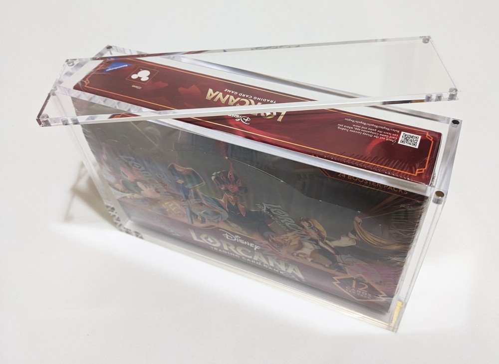 Disney Lorcana Booster Box Acrylic Protective Display Case