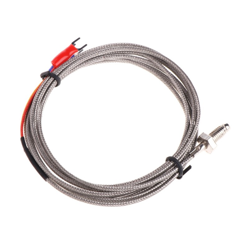 J Type M6 Screw Probe Thermocouple Temperature Sensor with 2M Cable for Industry