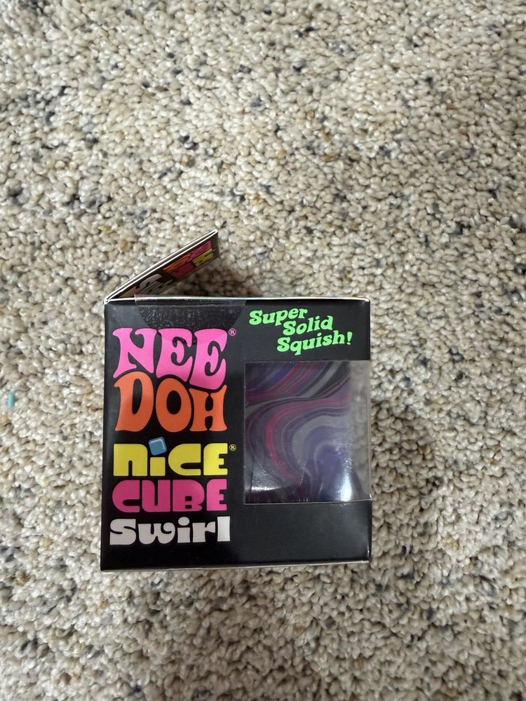 NWT NeeDoh Nice Cube Swirl Random Color