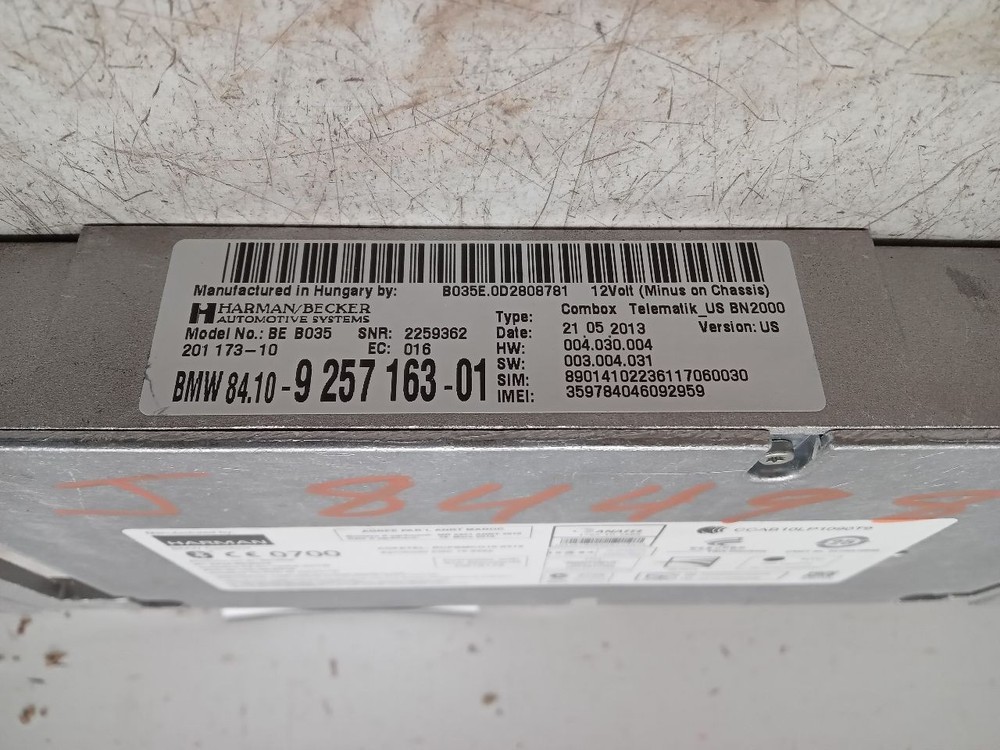 Used Telematics Interface Module fits: 2013 Ford Escape Communication voice reco