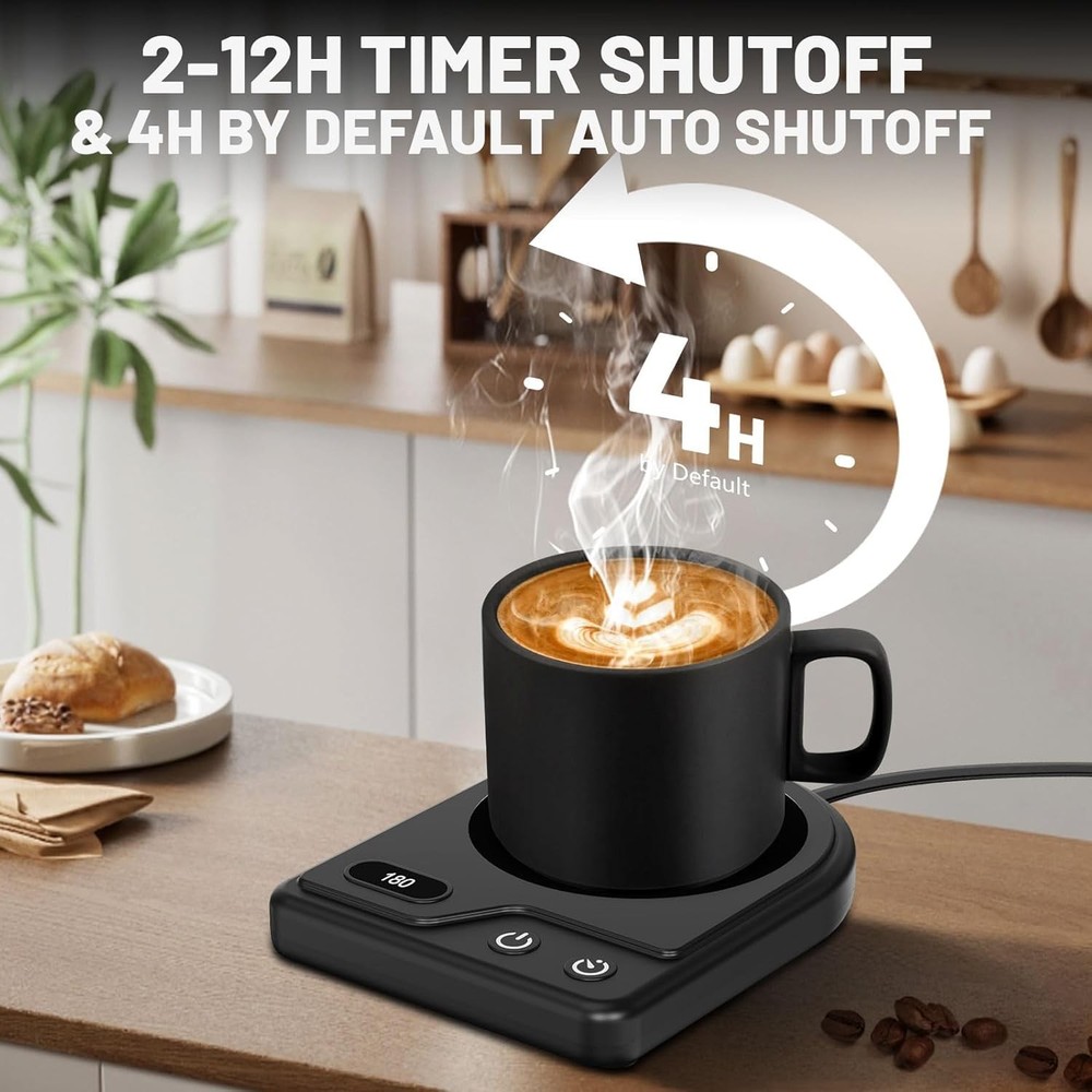Mug Warmer,Coffee Mug Warmer with 3 Adjustable Temperature Settings,Coffee