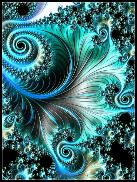Fractal Spiral 20 - DIY Chart Counted Cross Stitch Patterns Needlework DMC Color