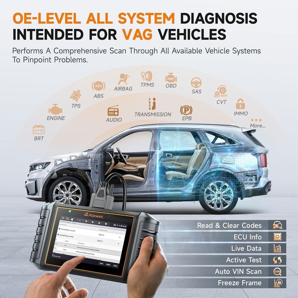 For Nissan Bidirectional Automotive OBD2 Scanner Car Diagnostic Tool E-CU Coding