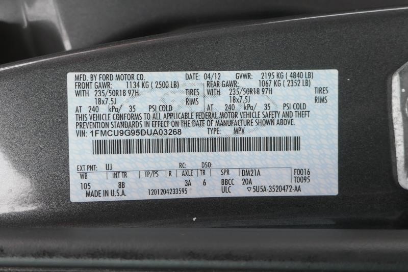 Temperature Control Front Automatic Temperature Control Fits 13 ESCAPE 1885532