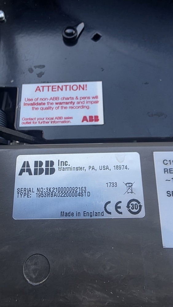 Abb 1900 Chart Recorder