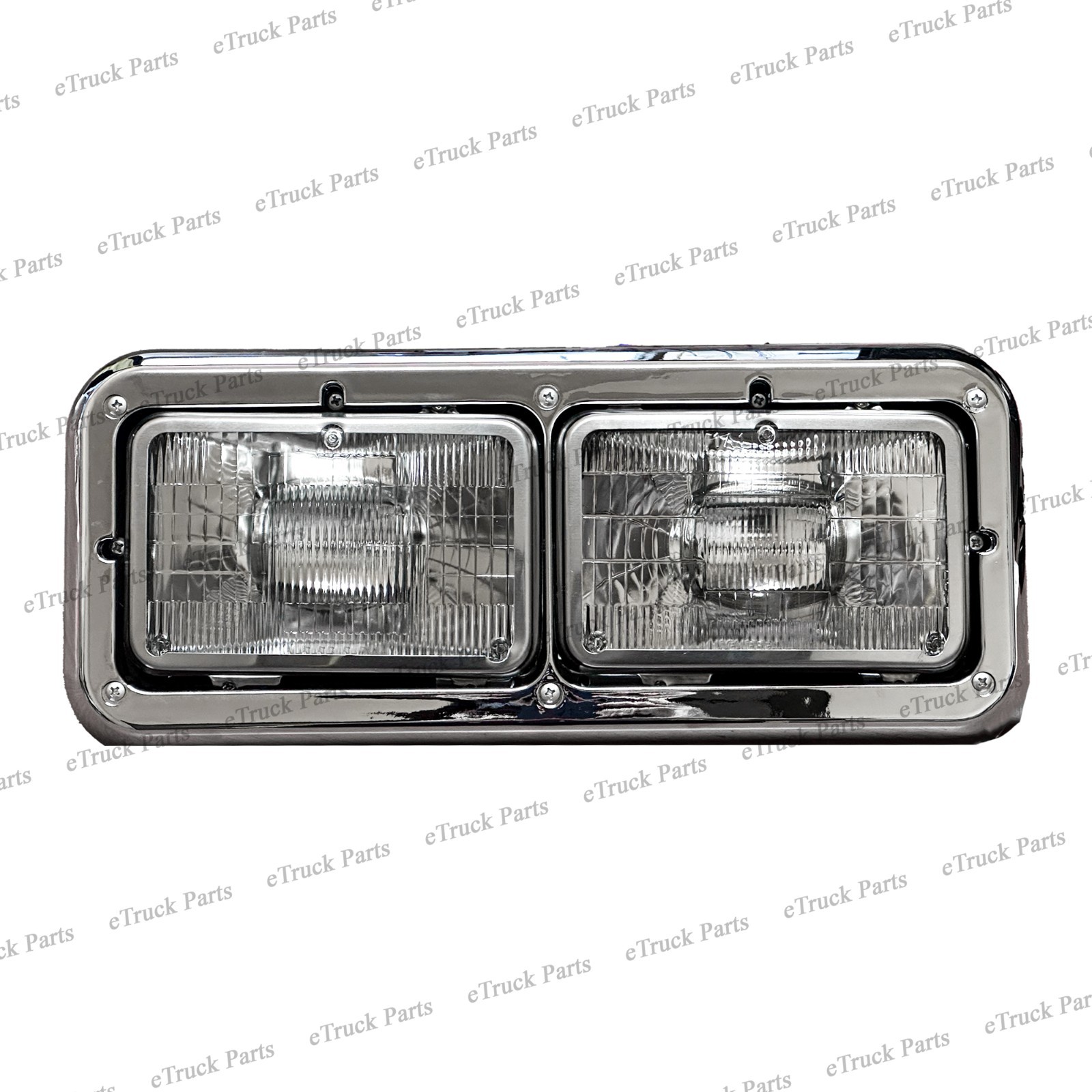 Kenworth W900 T800 T600 Driver Side Dual 4x6 Headlight w/ Bezel | K256-880-4
