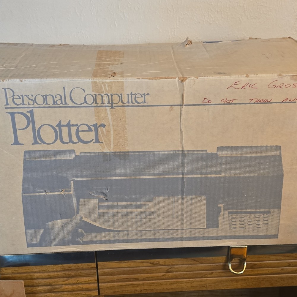 HP 7475A Personal Computer Plotter Option 001 Serial 2517A22212 Model 7475A