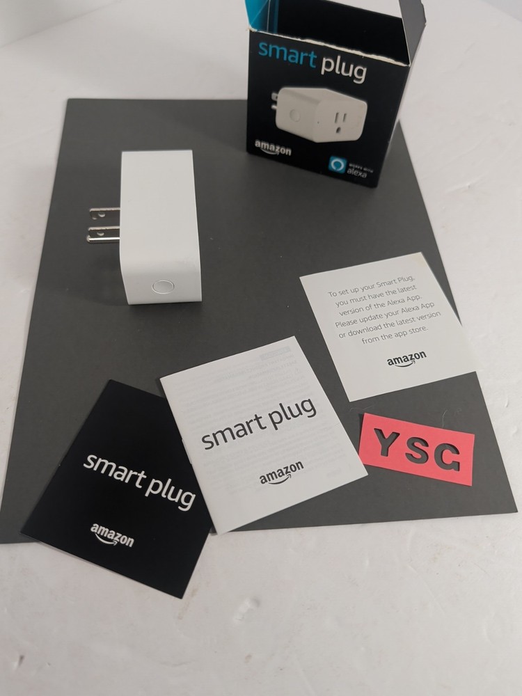 (1) New Amazon Smart Plug White + (1) Open Box Lot
