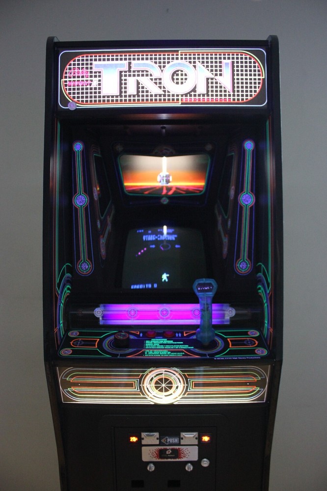 TRON Arcade, HALF SCALE Autographed by Bruce Boxleitner