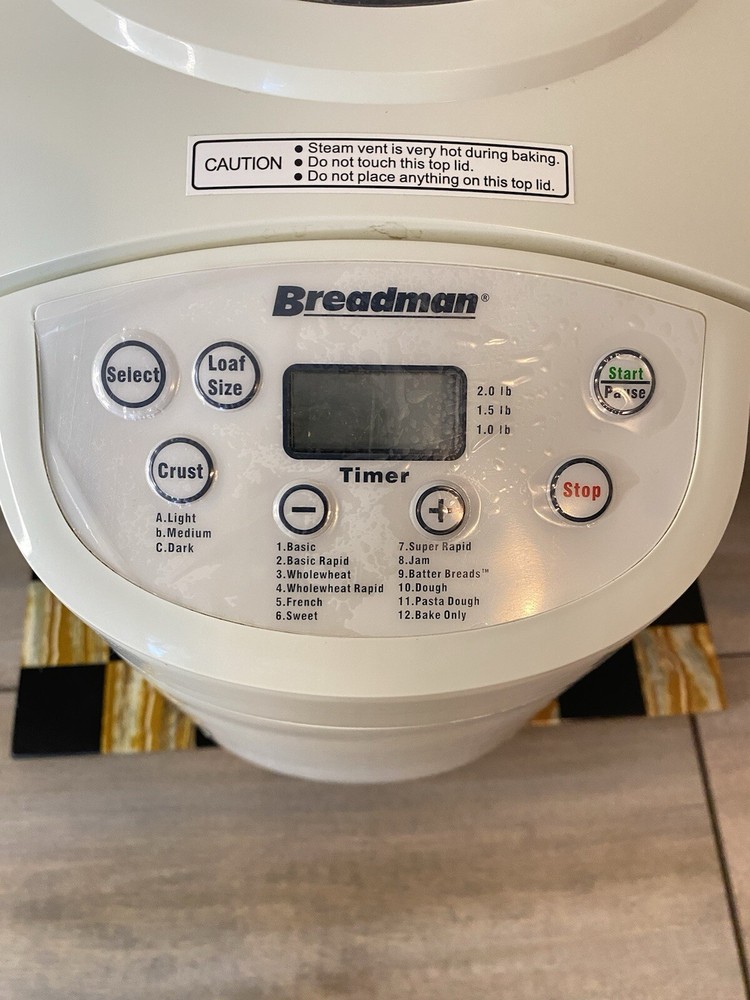 Breadman TR555LC Cool Touch Automatic Bread Baker Maker Machine 1.5lbs