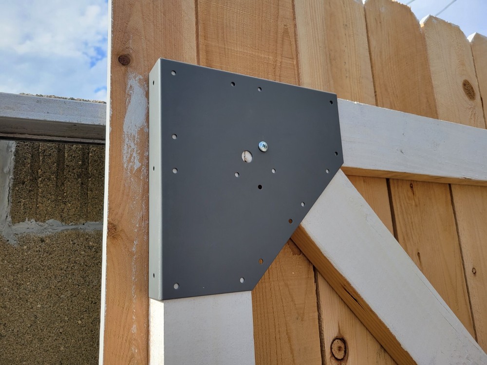 Wood Gate Corner Brace Brackets (4 pcs)