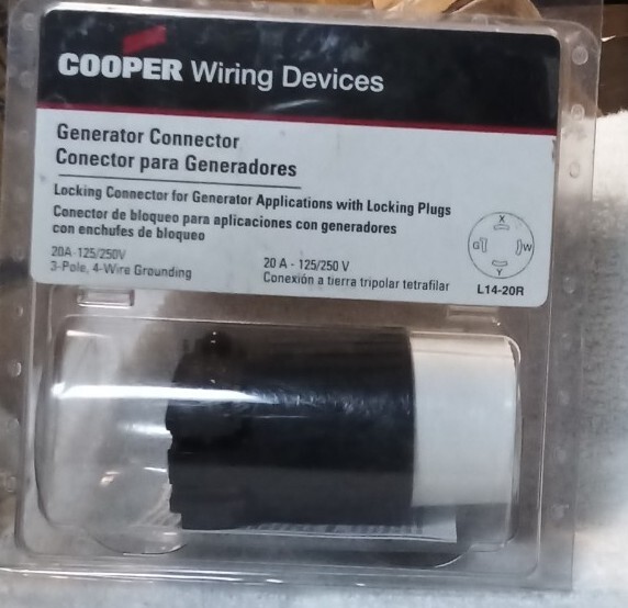 Cooper Wiring Devices Generator Receptacle L530C-L