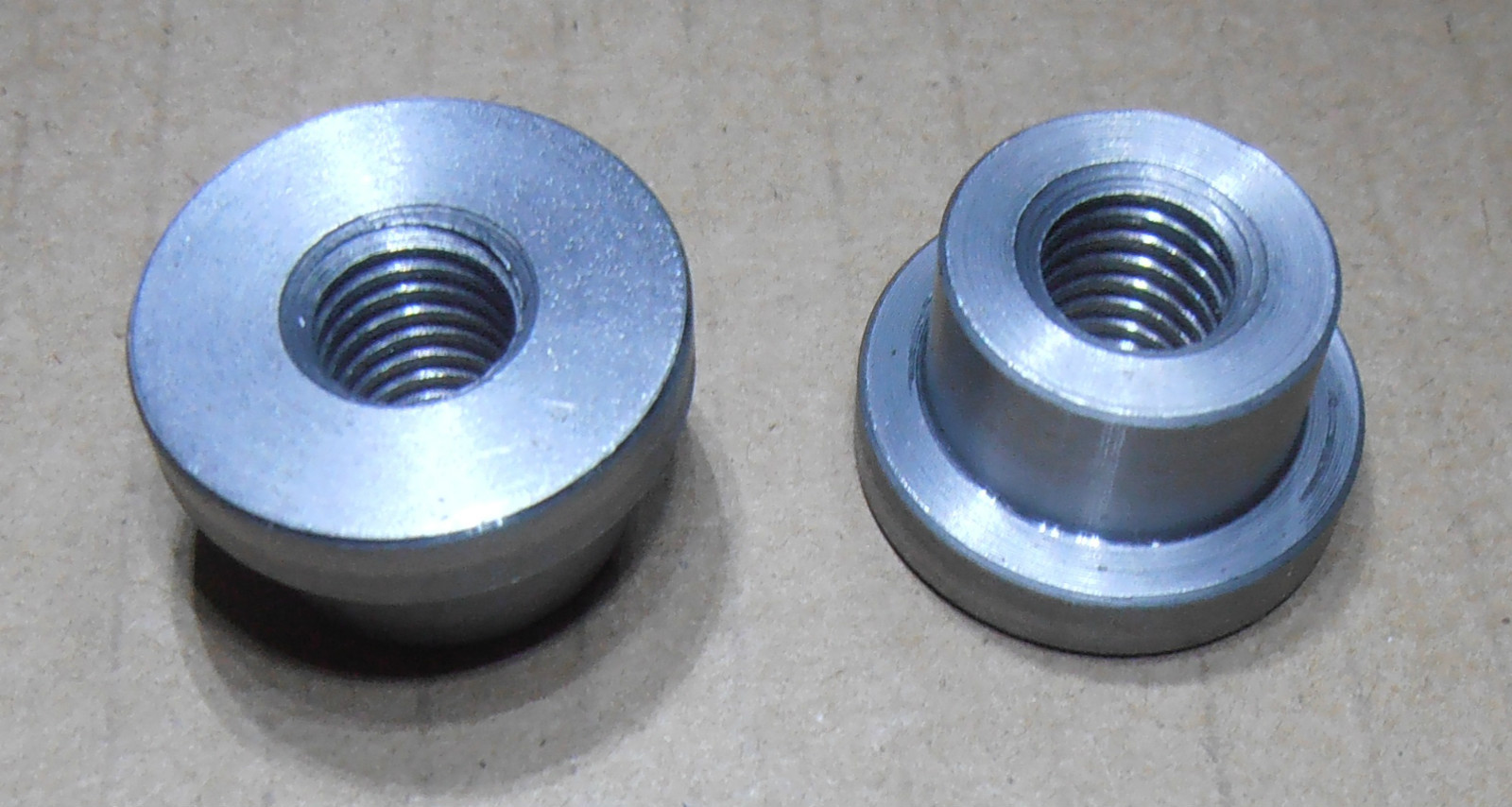 5/16-18 THREADED weld BUNGS 1018 Steel low Profile.