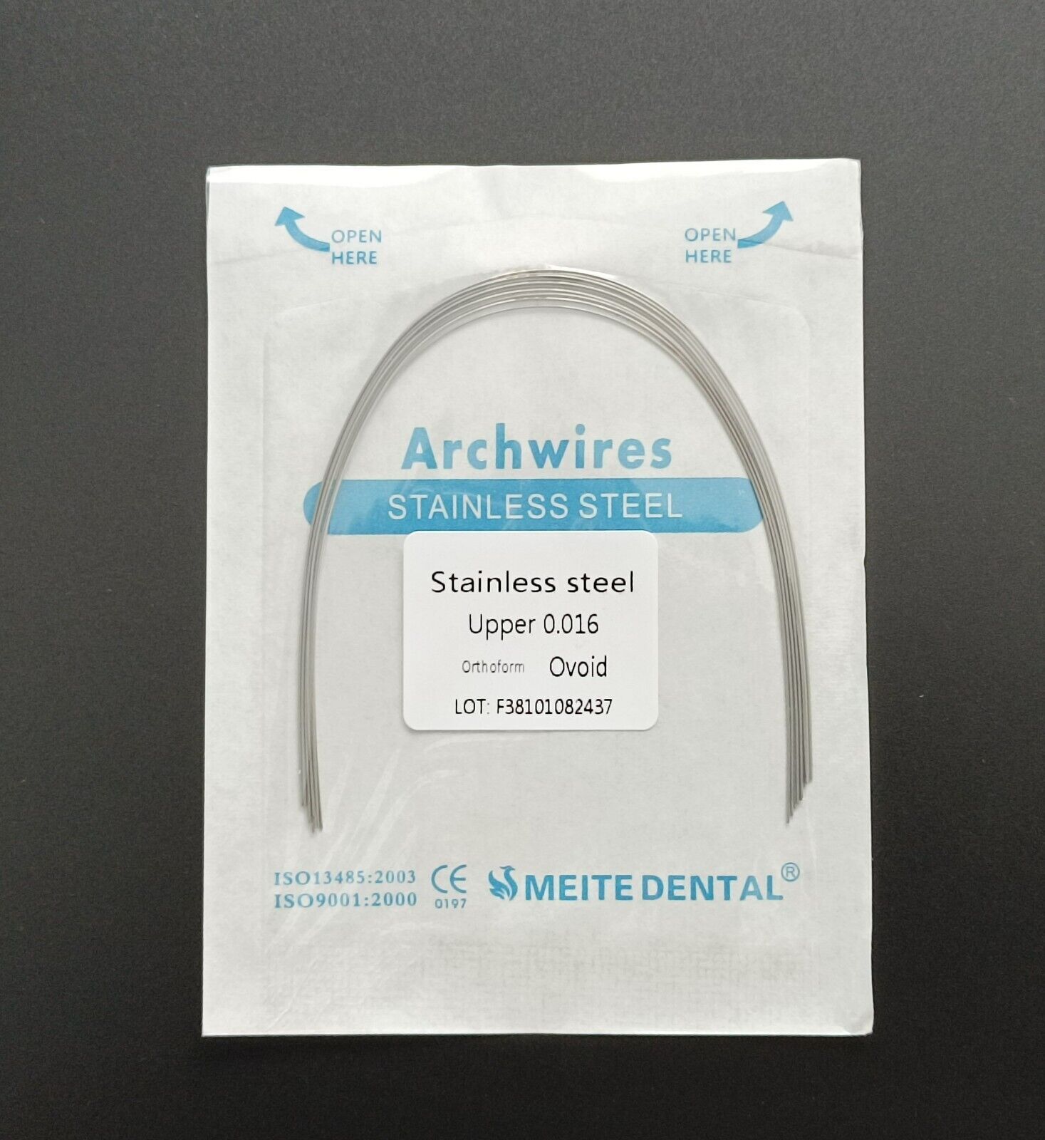 Dental Orthodontic Stainless Steel Wire Round/Rectangular Arch Wires Ovoid