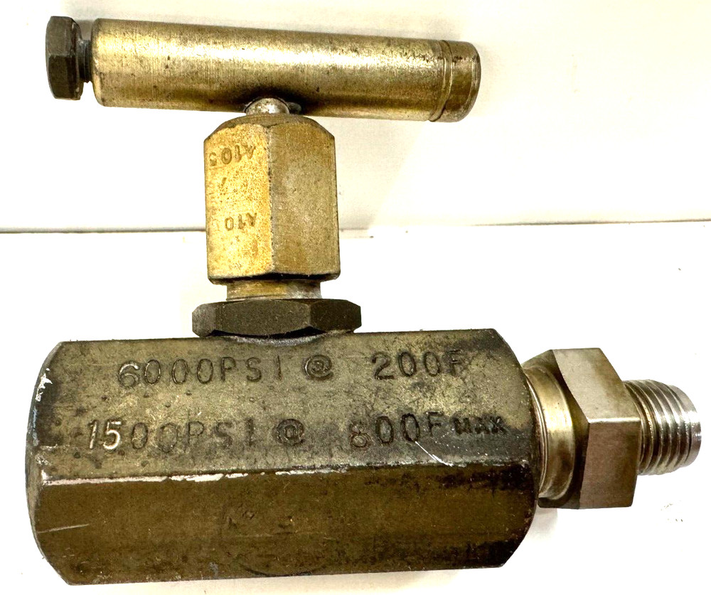 PGI NEEDLE VALVE V508CCG 1/2" X 1/4" THREADED