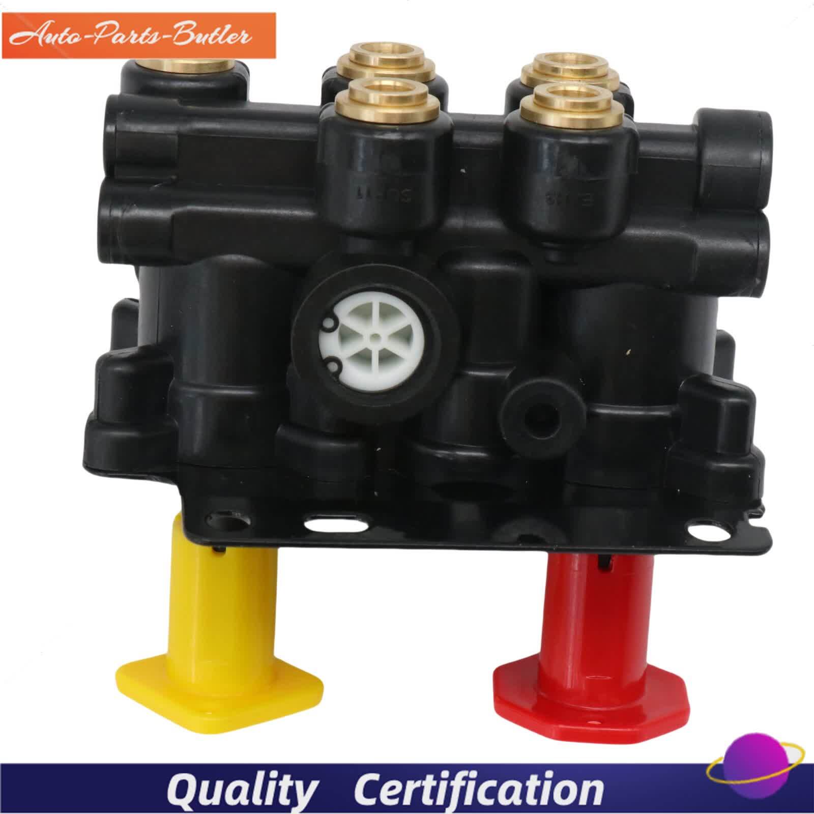 24340522 21315044 K035691 For Volvo VNL Dash Valve Dual Park Brake With 5 Ports