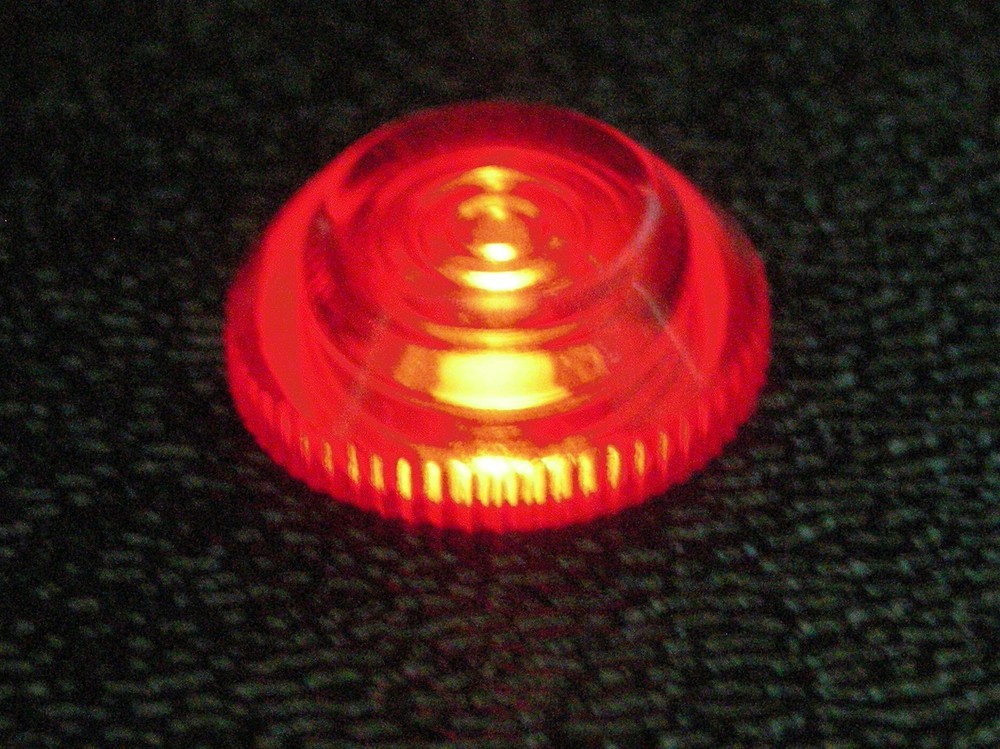 6 BBT 12 v Waterproof Red LED Panel Indicator Lights
