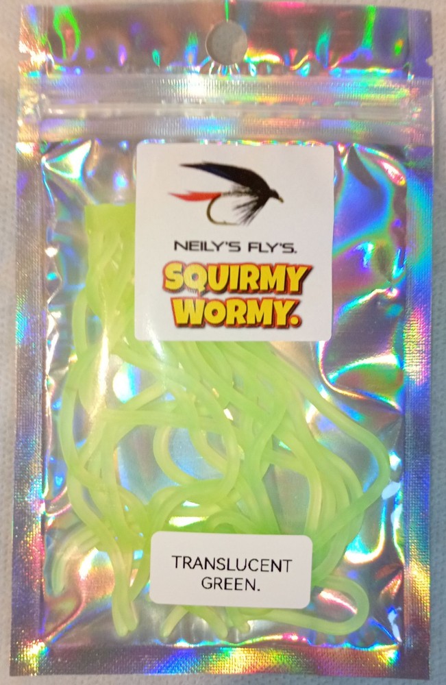 TRANSLUSCENT GREEN Squirmy Wormy