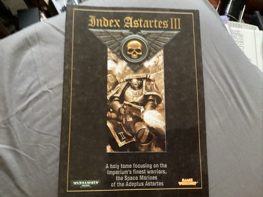 Games Workshop Warhammer 40k Lore Codex INDEX ASTARTES 1st Ed Volume III 2003