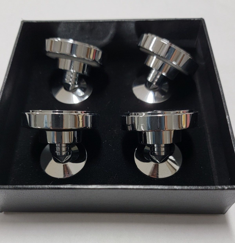 4 Pcs Audio Isolation Cones (Silver)