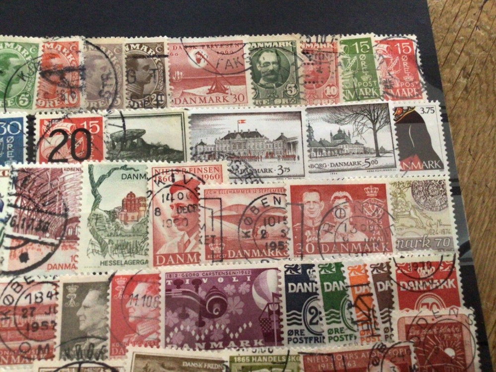 Denmark mounted mint or used stamps A12360