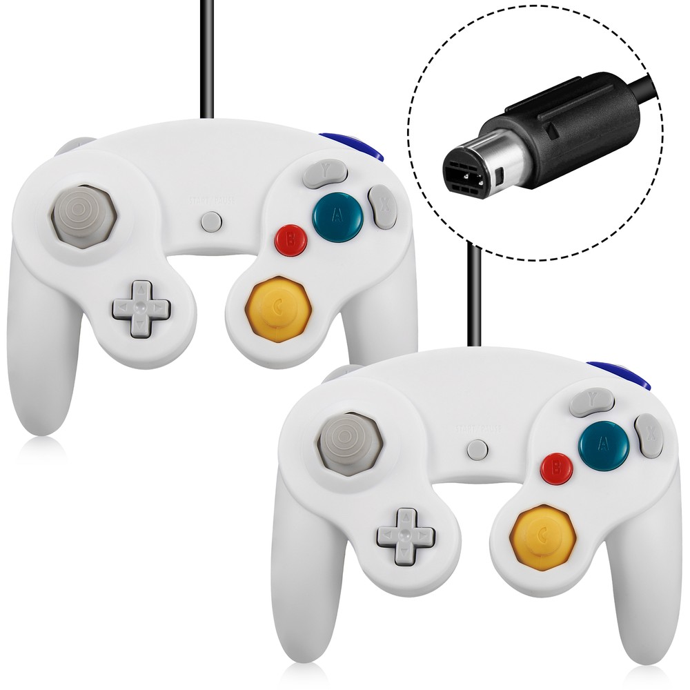 1/2 Classic Smash Bros GameCube Controller Gamepad For Nintendo NGC Gamecube
