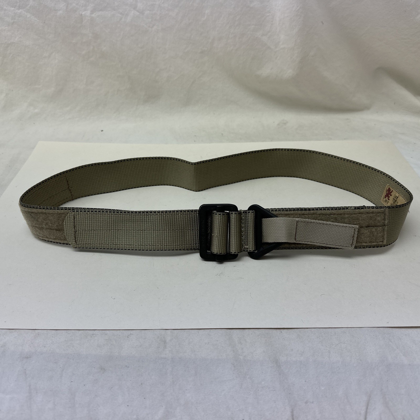 London Bridge Trading LBT-0612A-L Large Riggers Belt Desert Tan W/ Triangle