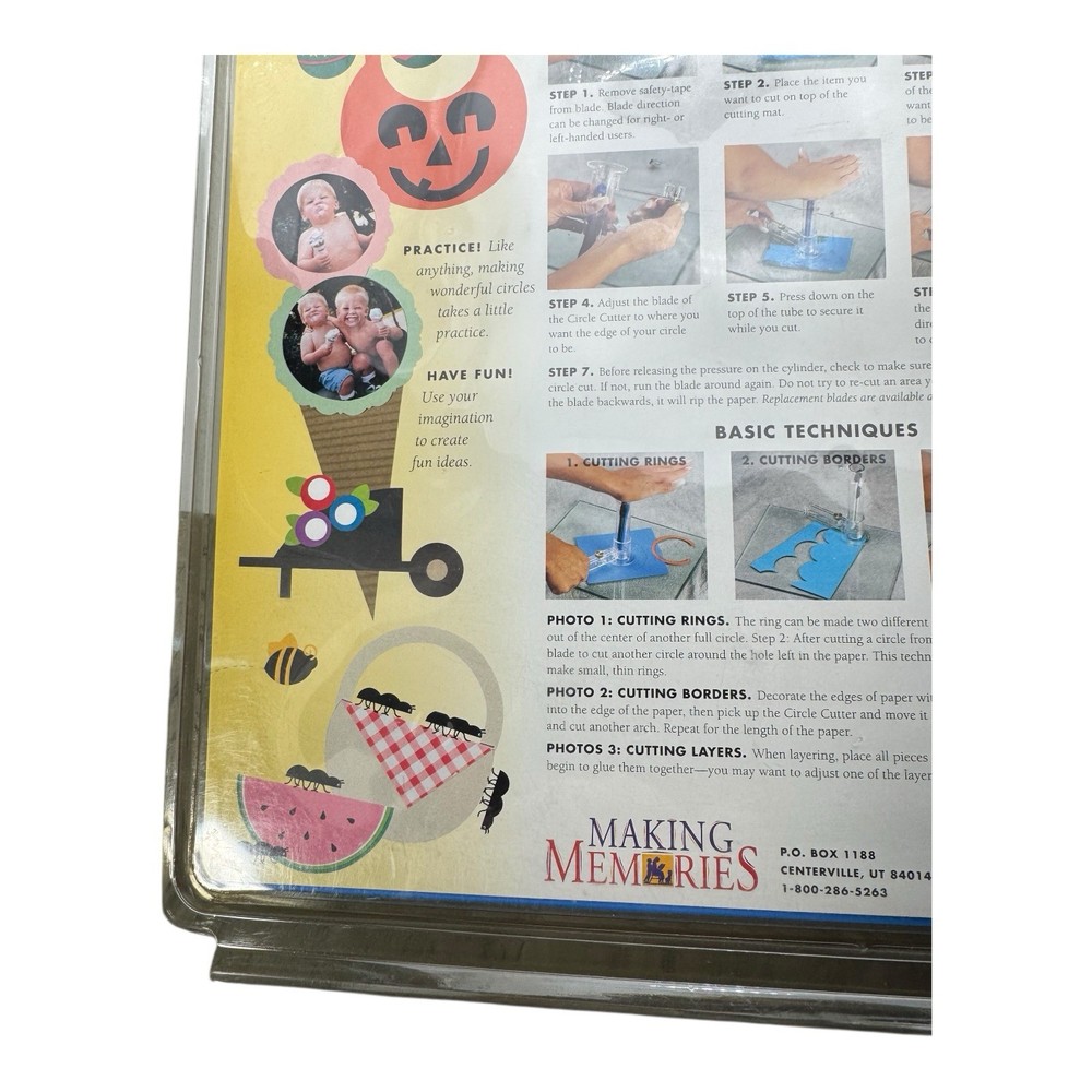 Creative Circle Cutter with Cutting Mat – Making Memories – Scrapbooking Tool