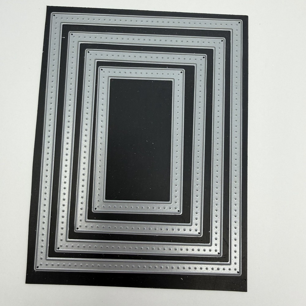 Memory Box Dies Pointed Frames Rectangle Oval LOT of 2 SETS