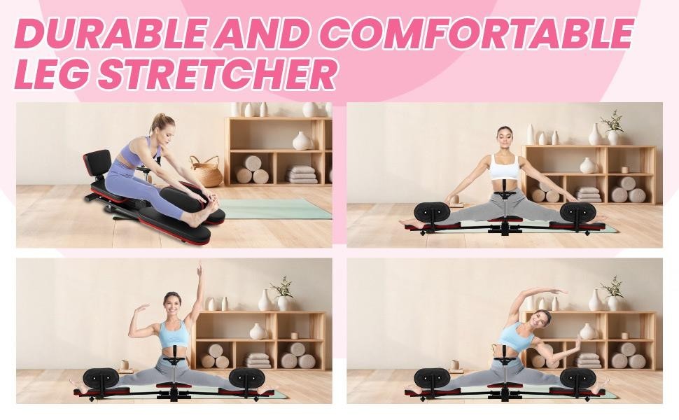 Red Leg Stretcher Machine 330lbs Split Machine w/ Hand Wheel Training Machine