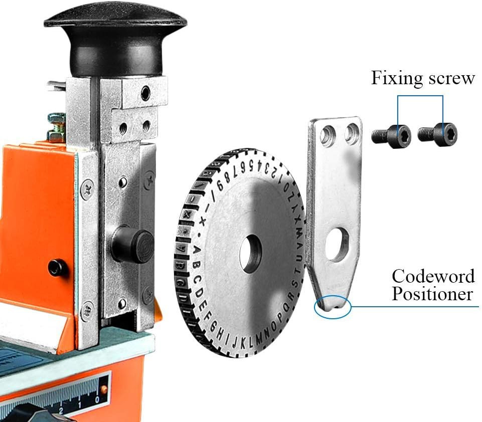 Manual Nameplate Metal Label Stamping Printer Machine Marking Machine for Metal