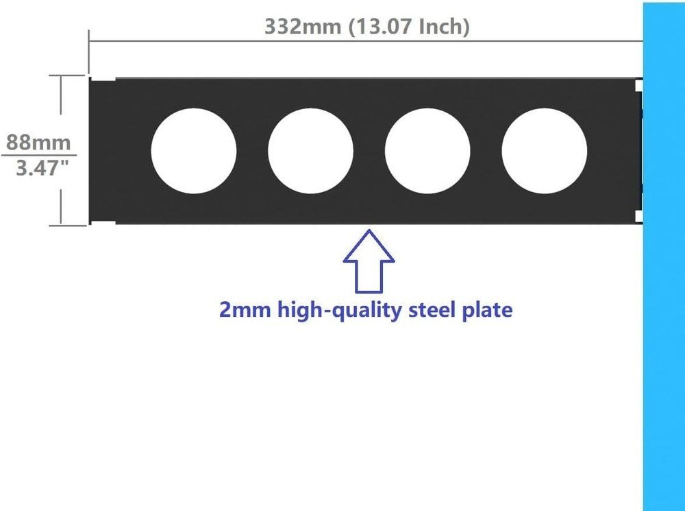 2U 2Post Server Rack Depth Extender Conversion Kit