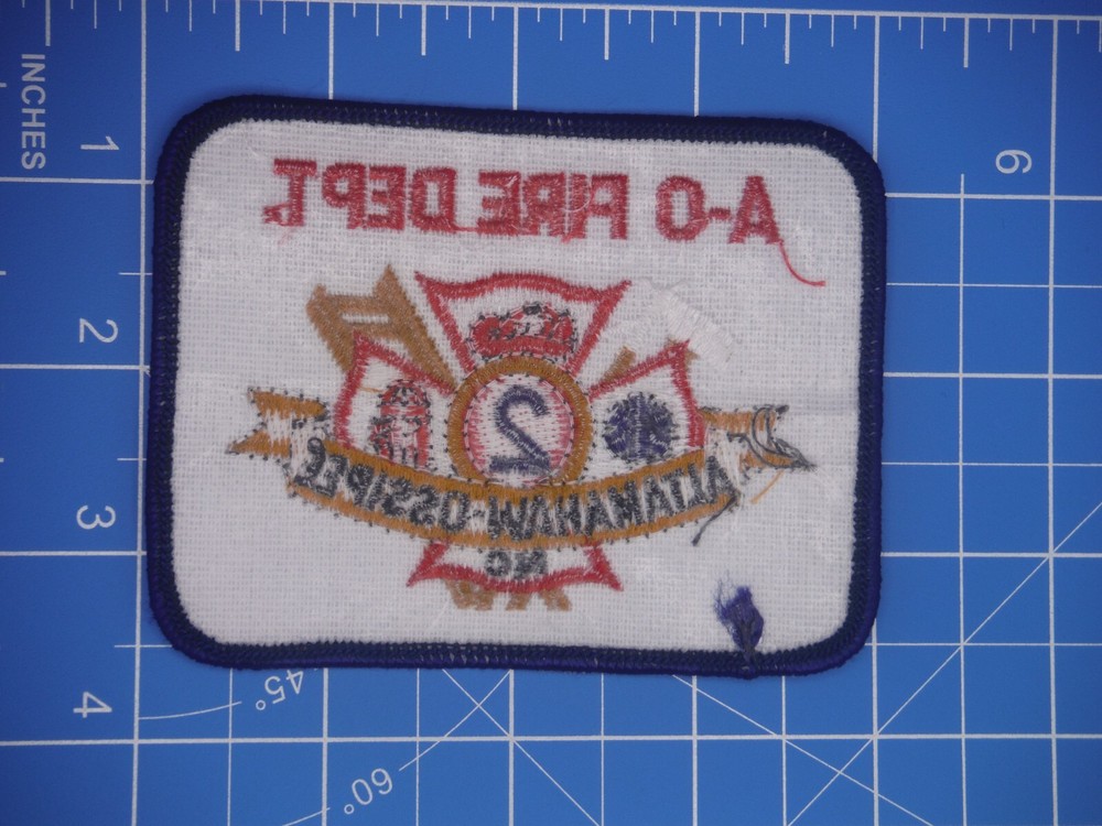 Altamahaw-Ossippe North Carolina A-O Fire Dept. patch