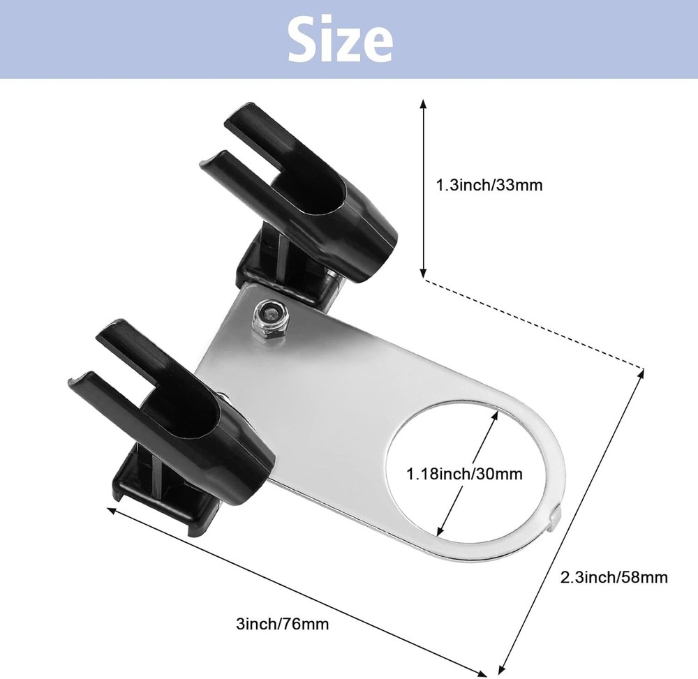 Space-Saving Airbrush Holder - Double Gun Stand for Efficient Organization