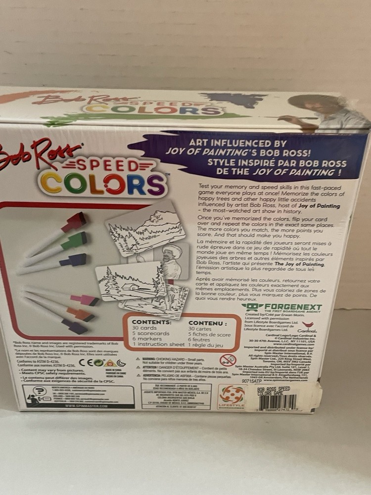 Bob Ross Speed Colors Mint Sealed
