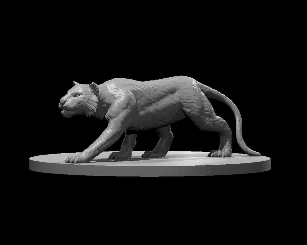 Tiger Monster Manual 28mm Scale DND D&D Tabletop Mini