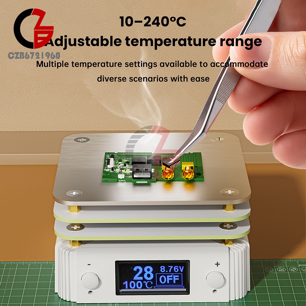 Mini Electronic Hot Plate Preheating Station PCB SMD Heating-Soldering Station