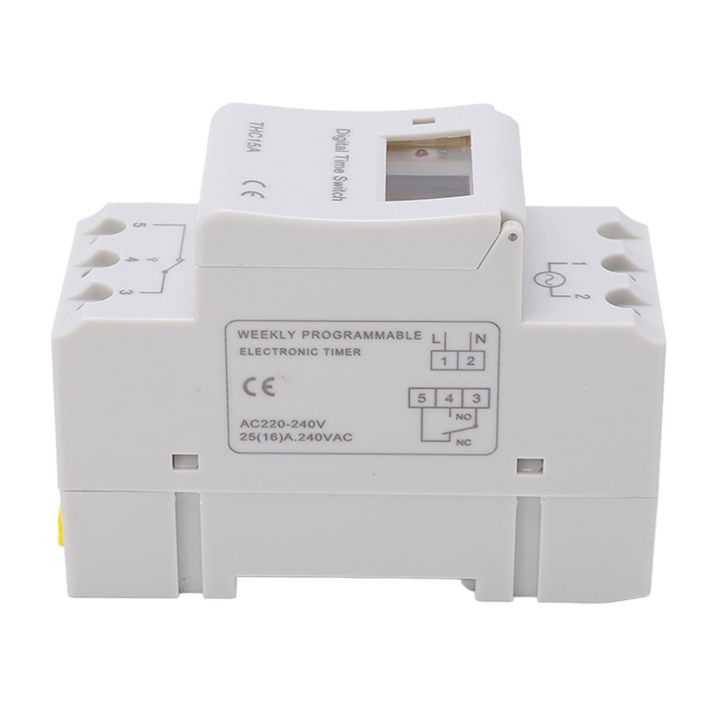 LCD Digital Timer Switch 16A Programmable Weekly Time Relay For Indoor/Outdoor