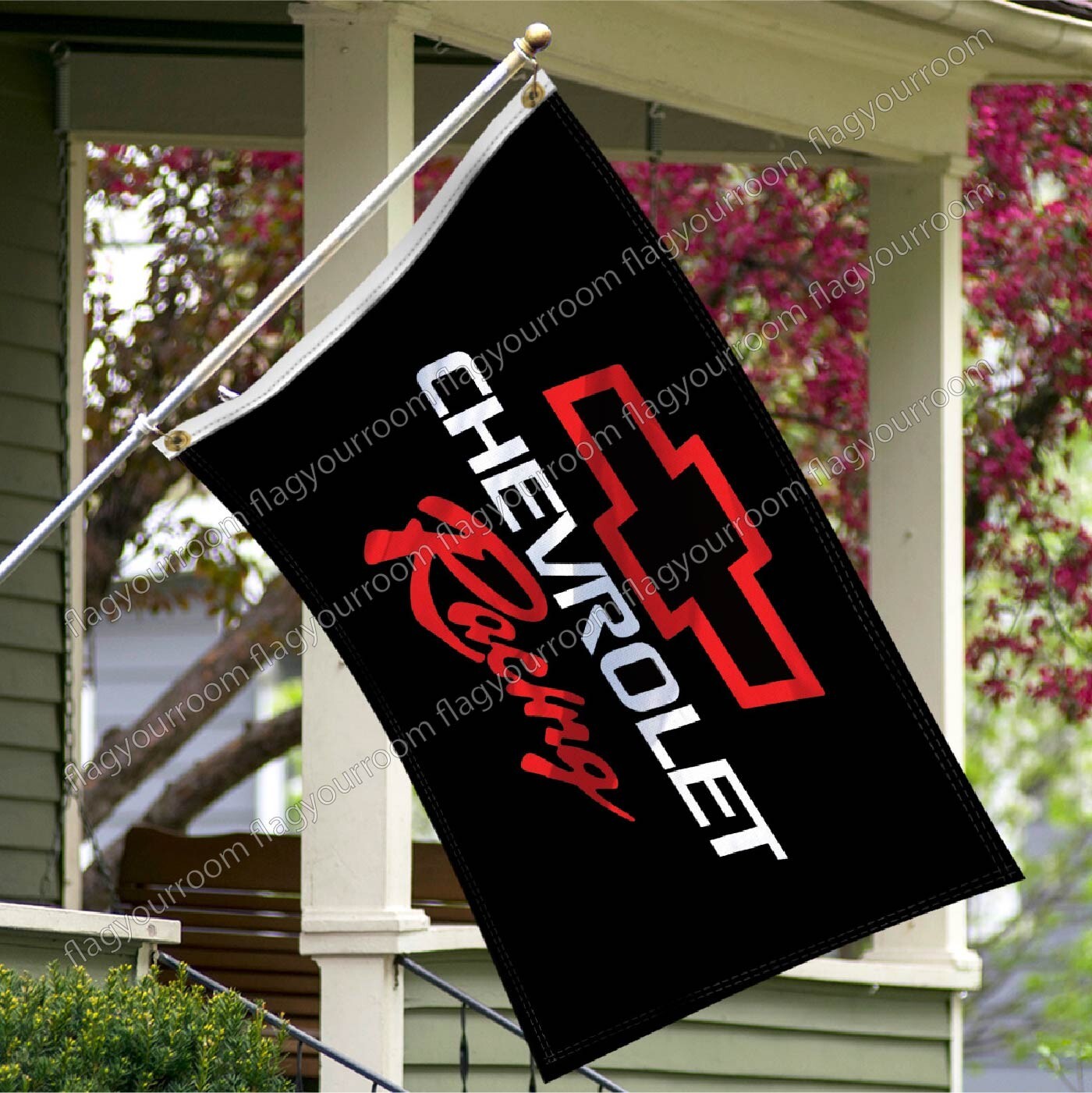 Chevrolet Racing 3x5 ft Premium Banner Flag Corvette Camaro Chevy Car Truck Sign