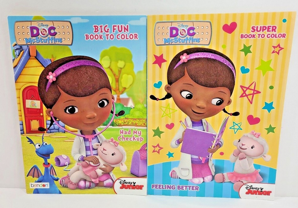 Disney Doc McStuffins Coloring Book 2 Variations