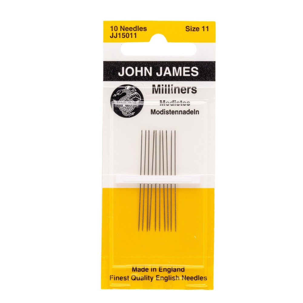 John James Milliners Hand Needles-Size 11, 10/Pkg