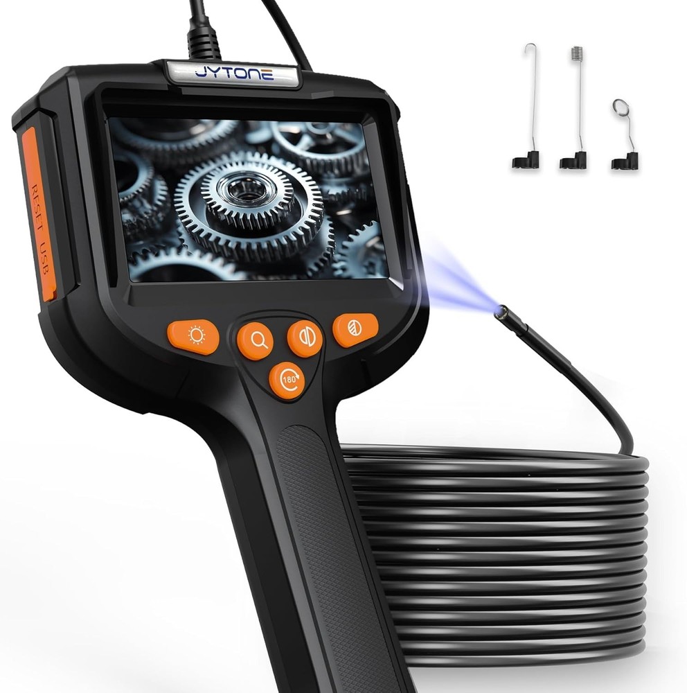 Endoscope Camera with 4.3" HD Display for Pipe and Engine Inspection