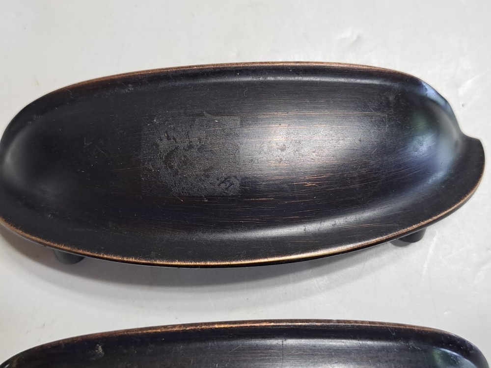 Set If 4 Brass Cup Style Drawer Pulls