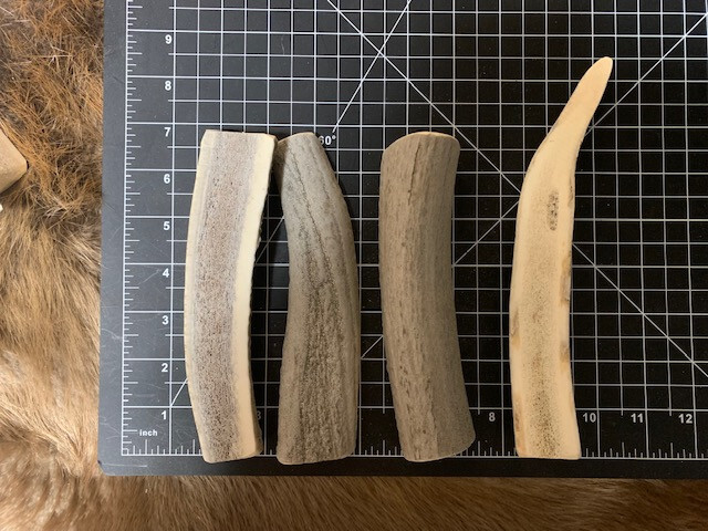 Medium Split Economy Elk Antler Dog Chew - 4 Pack
