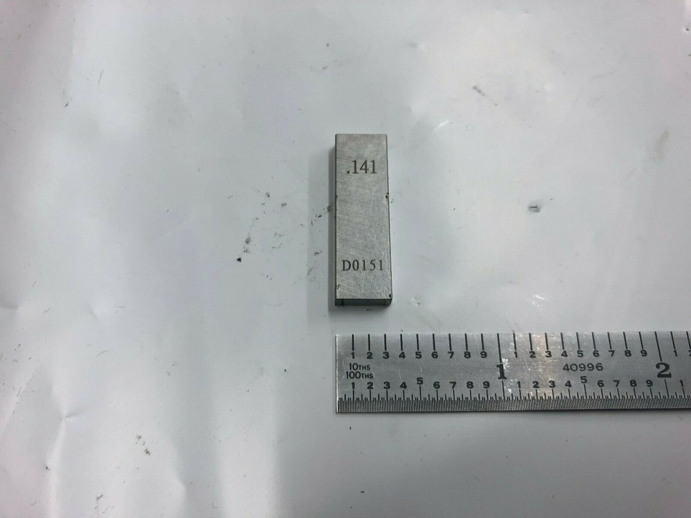 .141 Rectangle Steel Gage Block.